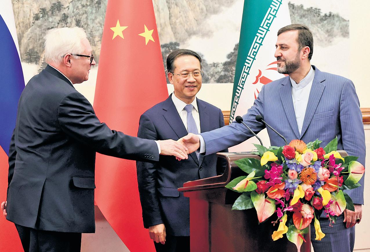 China, Russia and Iran call for end to US sanctions
