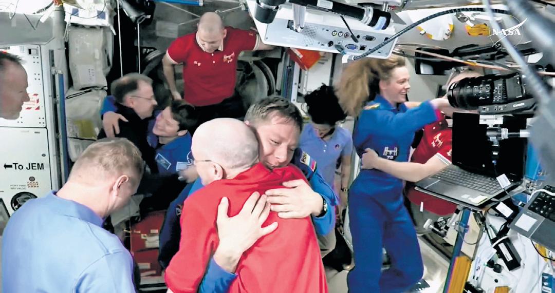 NASA's Stuck Astronauts Welcome Their Replacements to Space Station