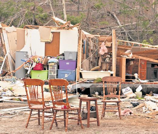 Tornadoes, wildfires, and dust storms sweep US, leaving 33 dead