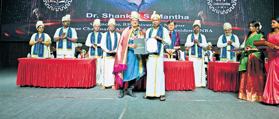 Saveetha varsity honours ISRO chief at convocation