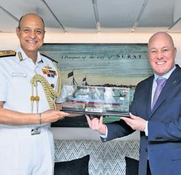 India-NZ Bilateral Relations Focus on Defence, PM Luxon Visits INS Surat