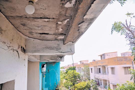Govt homes built just 10 years ago turn unusable, 444 families told to vacate