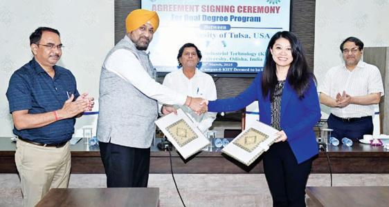 KIIT-DU and University of Tulsa, USA Sign MoU to Launch Dual Degree Program in Computer Science