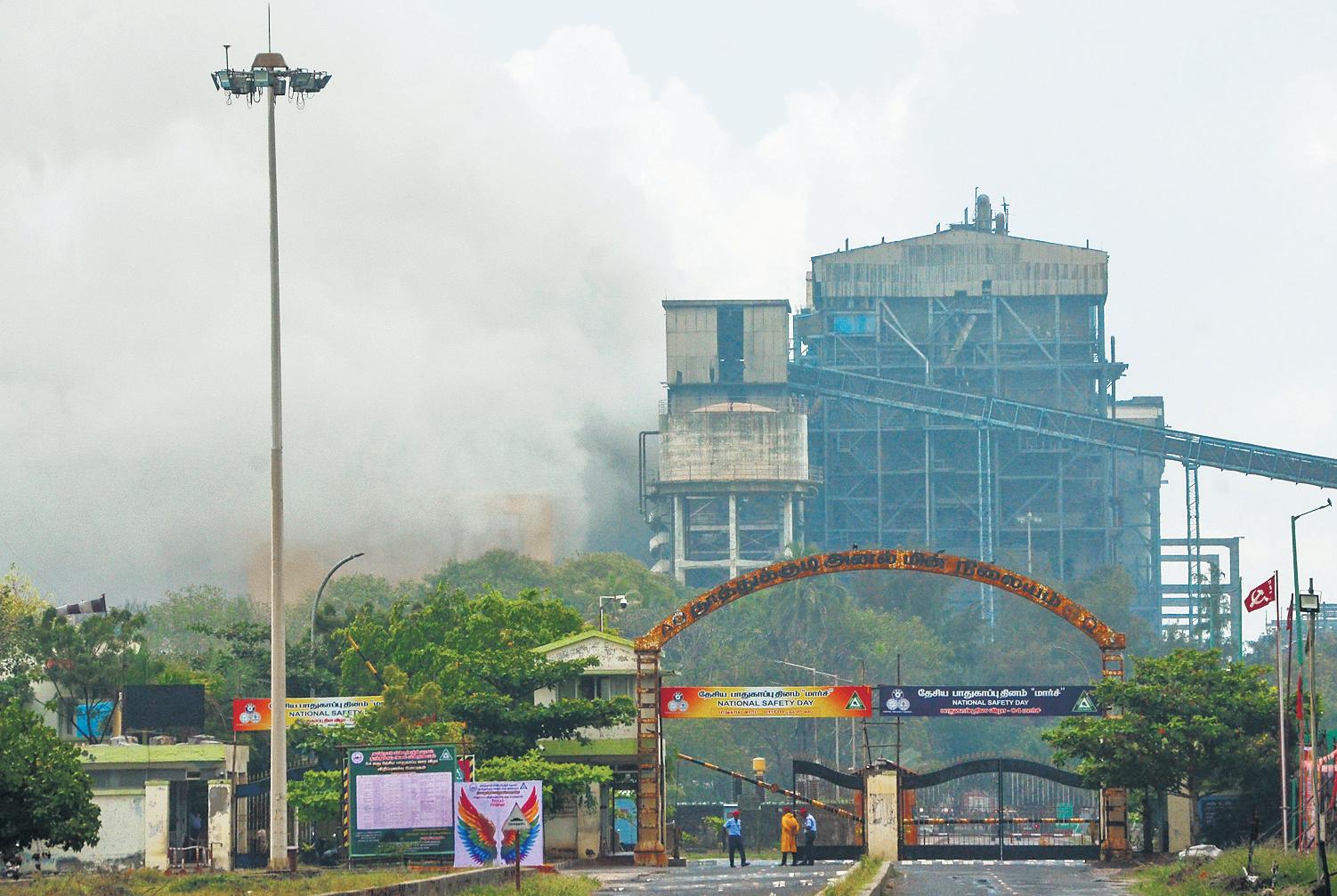 Week after fire at thermal power plant, technical team commences inspection