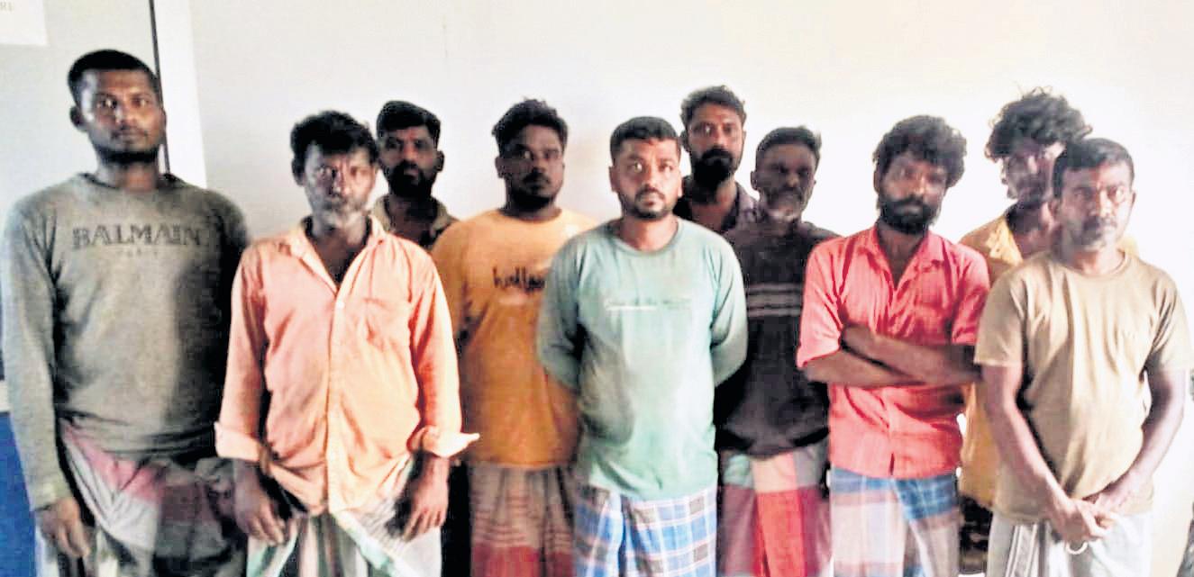 11 TN Fishermen Arrested by SL Navy for IMBL Violation, Lodged in Jaffna Prison