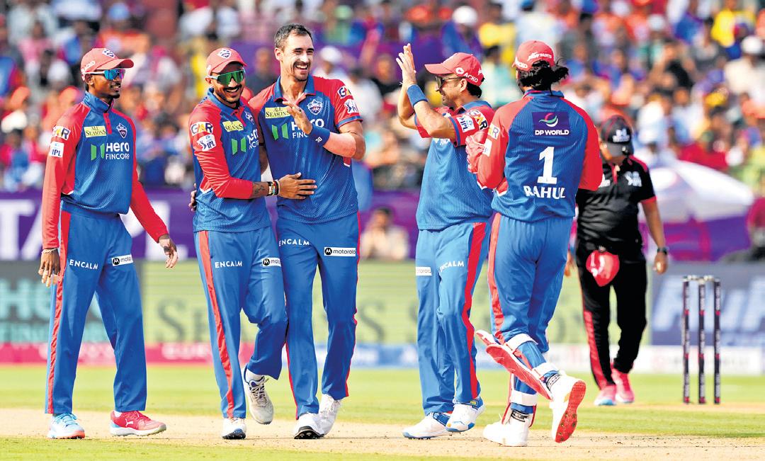 Starc takes fifer before Du Plessis fifty helps Delhi beat Sunrisers