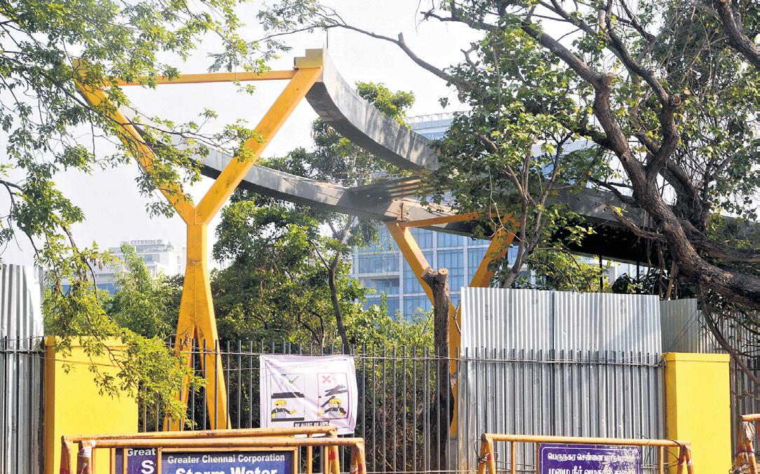A ₹9.3-crore skywalk to nowhere