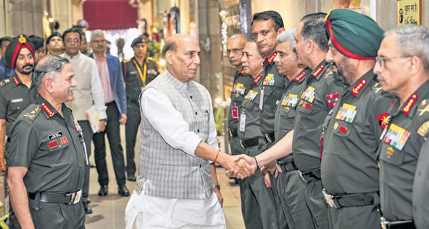 Rajnath for tech edge to military intelligence