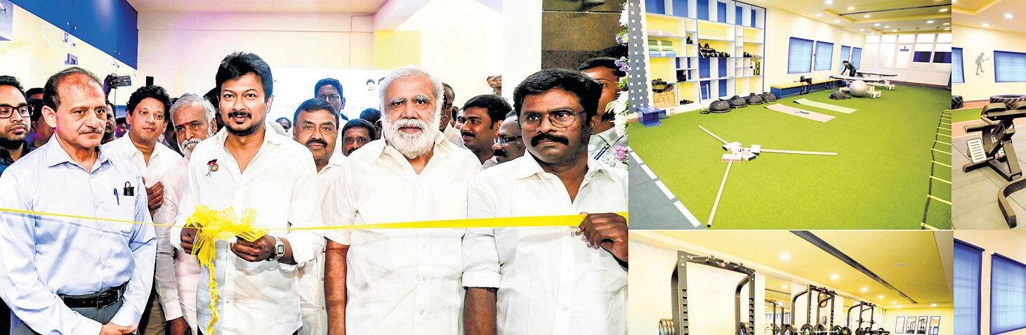 Udhaya Opens ₹3-Cr Sports Science Centre at Nehru Stadium