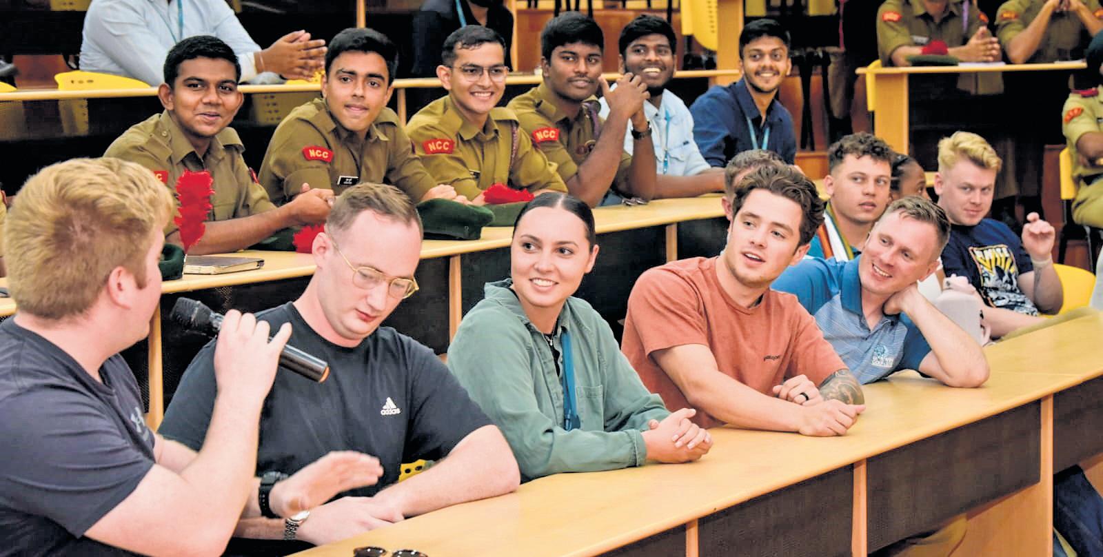 US navy unit interacts with VIT students on maritime security