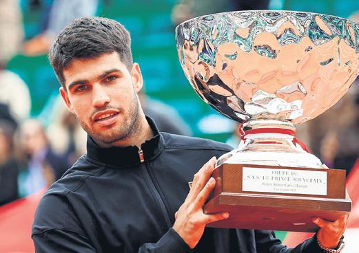 French toast: Maiden Monte Carlo crown for Alcaraz