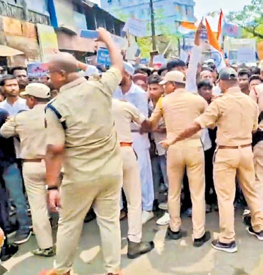Anti-Waqf protests turn violent in Assam's Silchar; cops resort to lathicharge