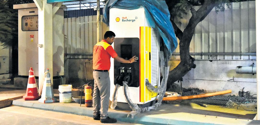 High-level panel formed for EV charging infrastructure