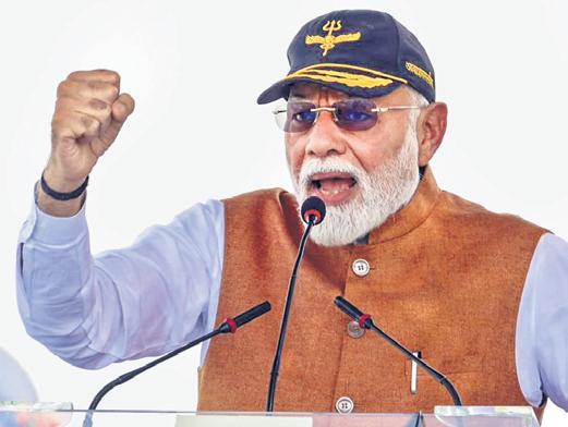 Modi makes Adampur point to call out Pak propaganda