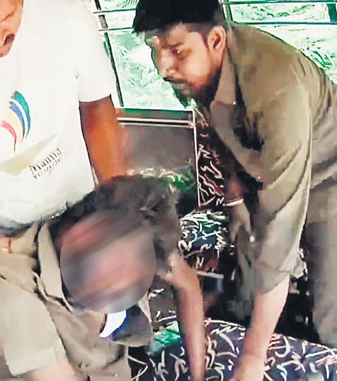 Conductor steers 11 to safety after driver dies behind the wheel