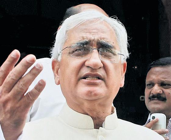 'Is it so difficult to be patriotic?' Khurshid slams critics in party