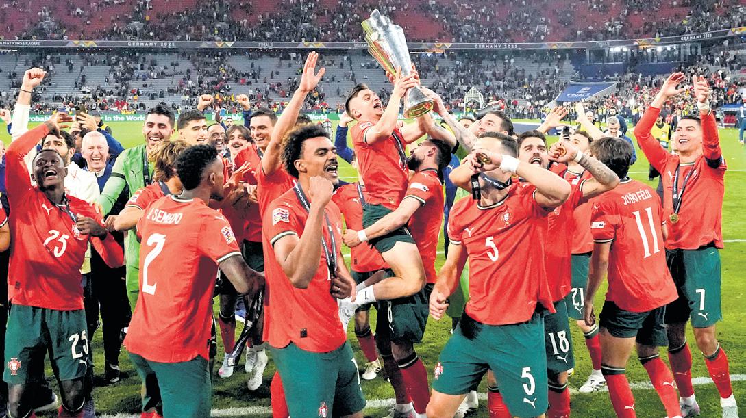 Glory for Ronaldo as Portugal Clinch Nations League Title