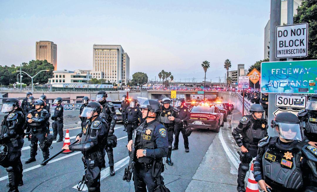 LA protests: Police enforce swift nighttime curfew, arrest violators