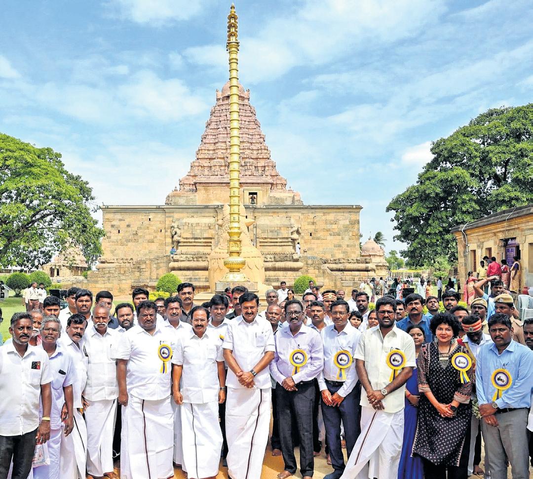 Rajendra Chola Birth Anniv Fest Commences in Ariyalur