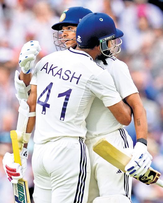 Jaiswal ton, Akash deep cut for England