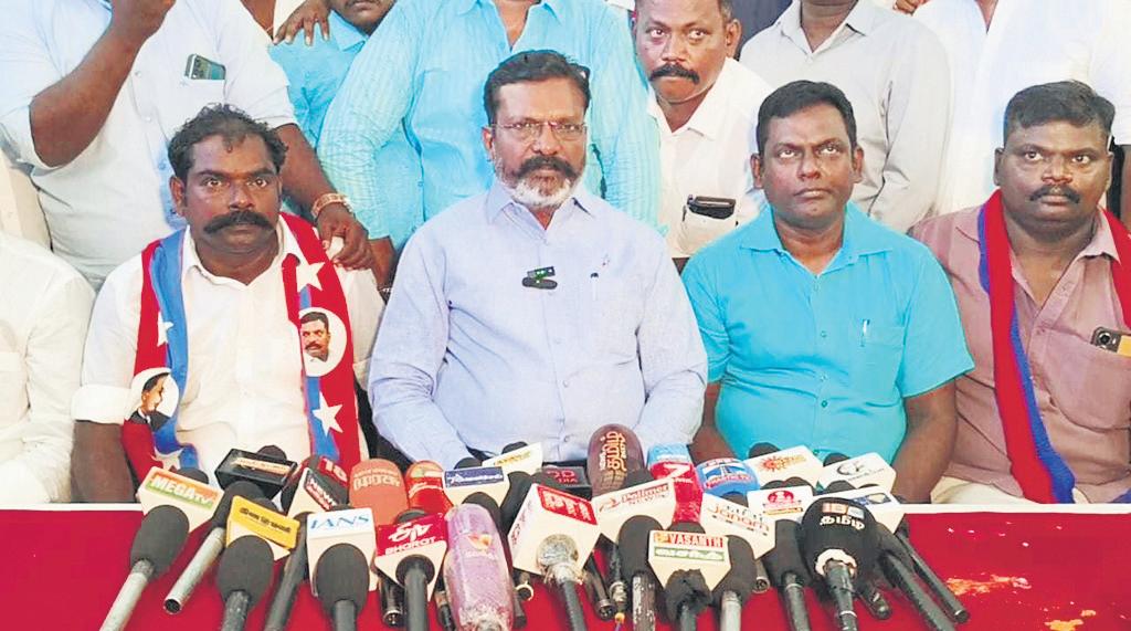 Thiruma: V-P poll is about India's welfare & not Tamil identity