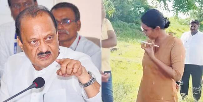 Audio out, Pawar threatens woman IPS officer