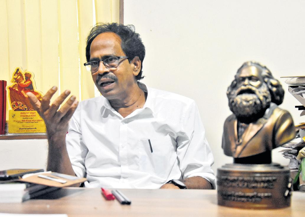 'CPI WILL SEEK MORE SEATS FROM DMK, IT'S NOT ANTI-ALLIANCE'