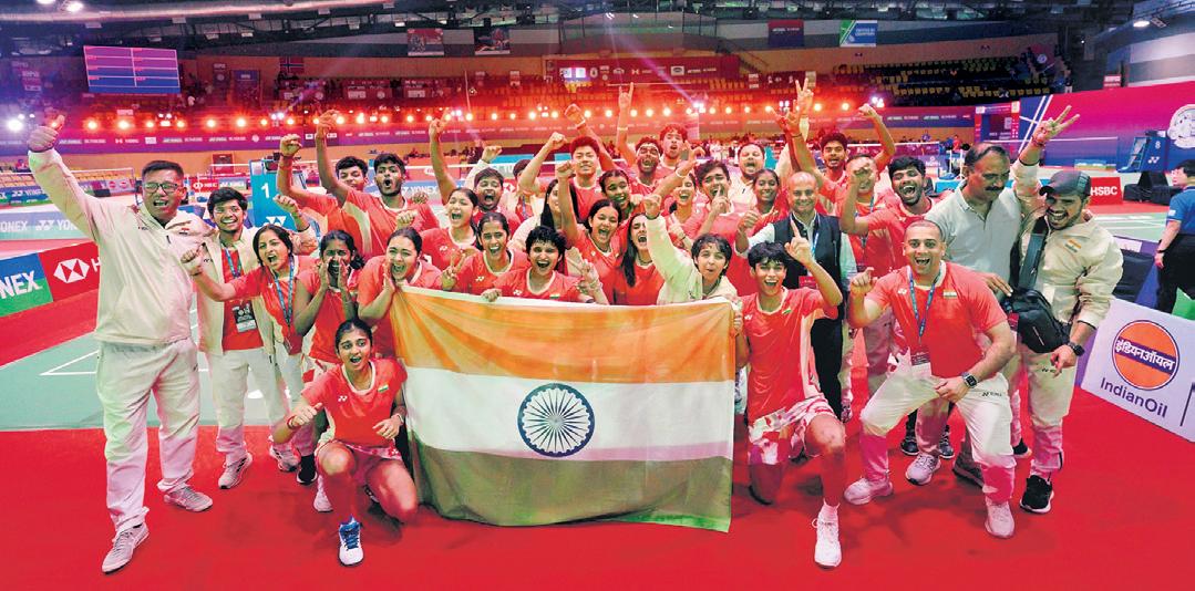 Indian shuttlers confirm historic medal at Junior Worlds