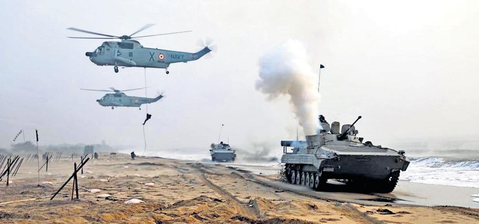 Major tri-services exercise set to begin on west coast
