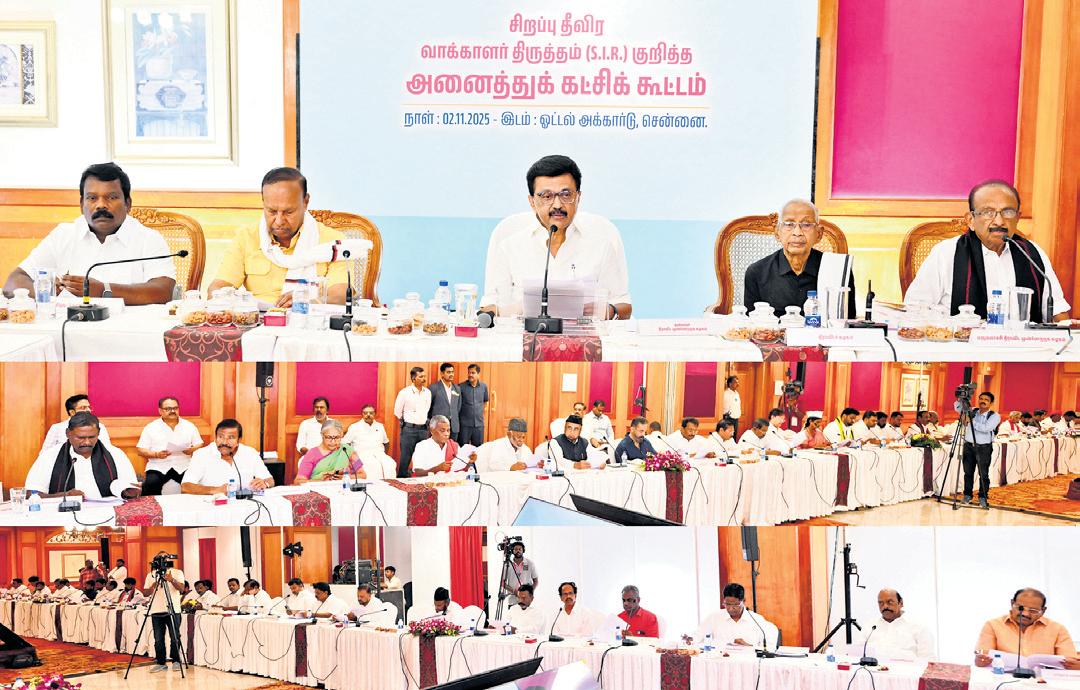 All-party meet on SIR calls ECI Delhi puppet, decides to move SC