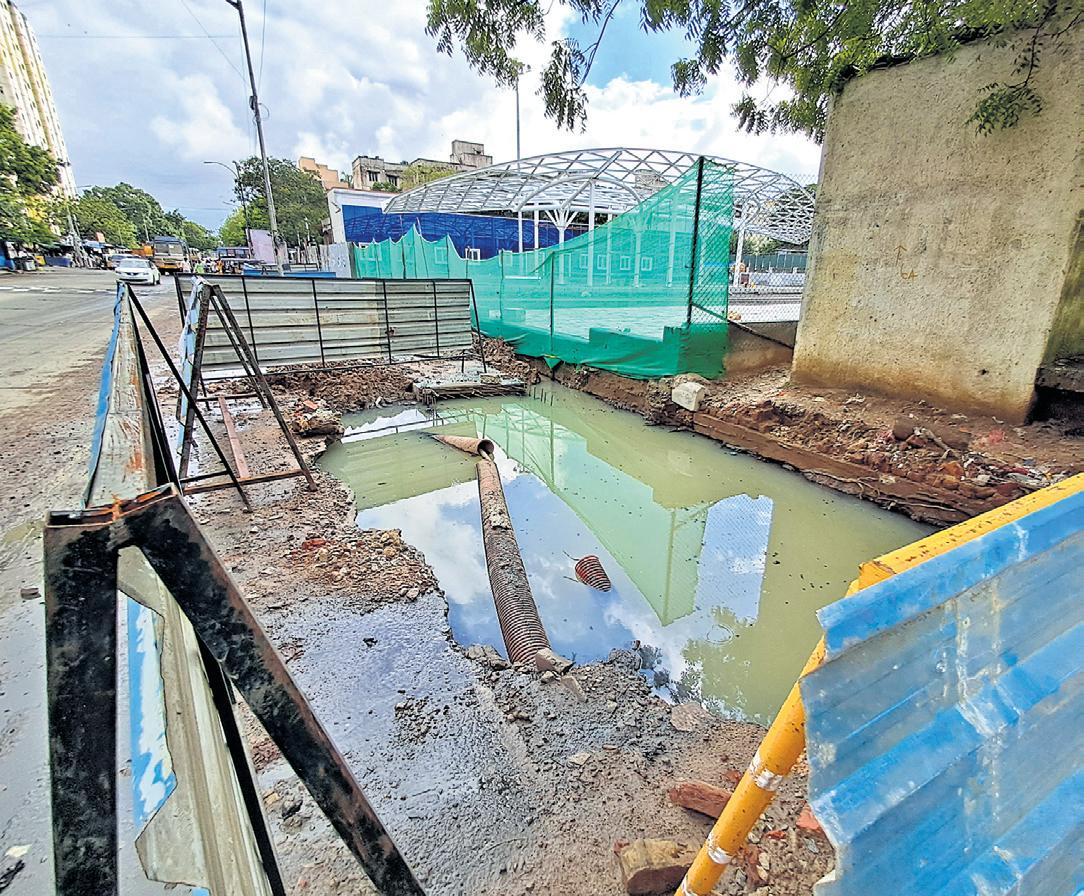 Corpn spent ₹5K cr on storm drains in 4 yrs, finished 74% works by July