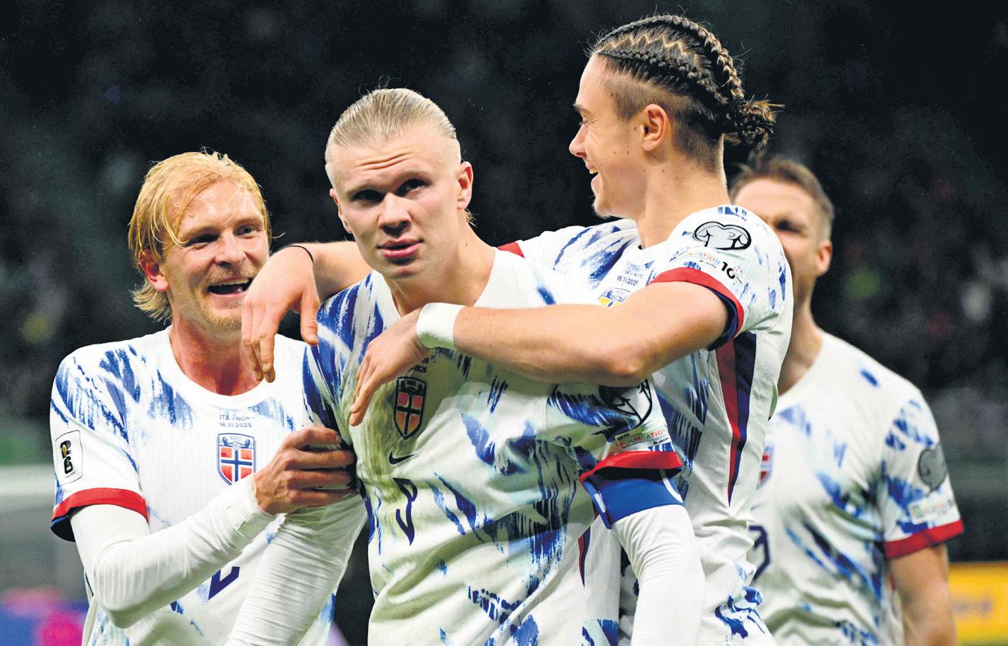 LONG WAIT OVER NORWAY THUMP SORRY ITALY TO REACH FIRST WC SINCE 1998