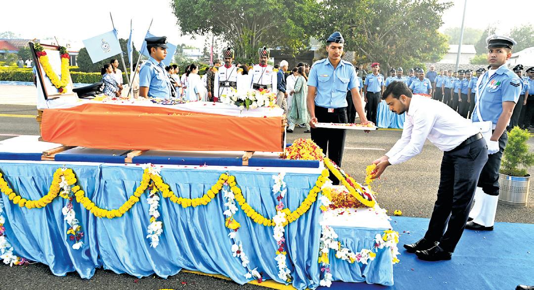 Tributes paid to IAF officer killed in Dubai Air Show