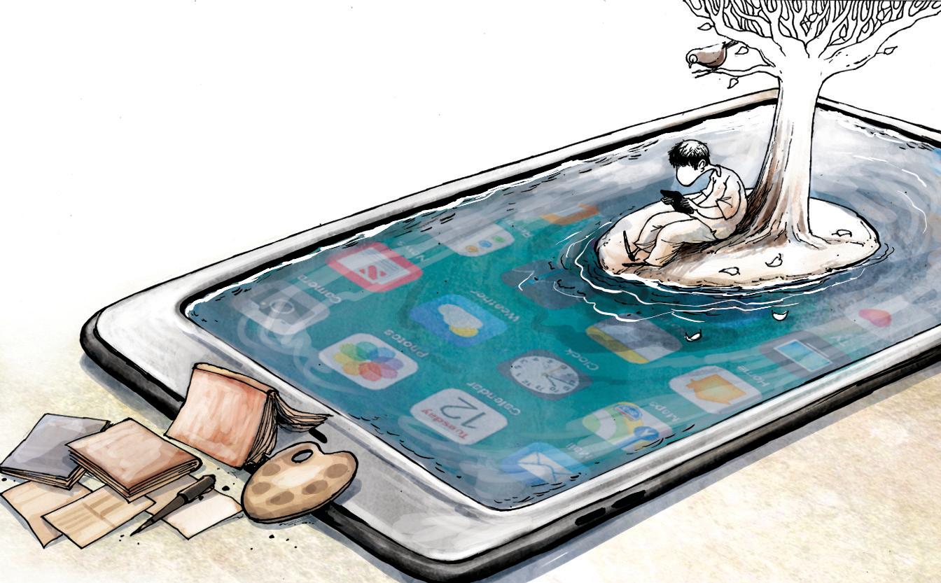 OLD HOBBIES GIVE WAY TO NEW ADDICTIONS