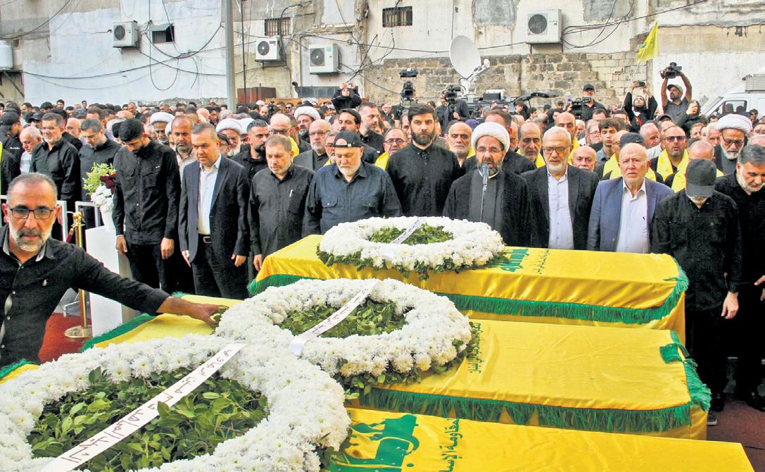 Hezbollah crowds mourn commander killed by Israel