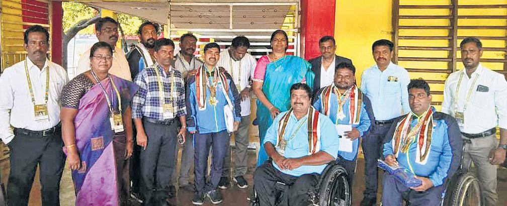 Madurai para athletes score big at int'l sports event