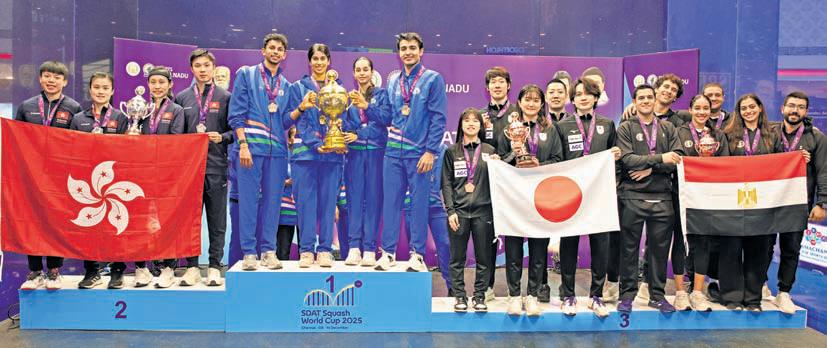 Indian squash on top of the world