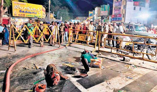 Woman killed, 12 injured after helium gas cylinder explodes in Kallakurichi