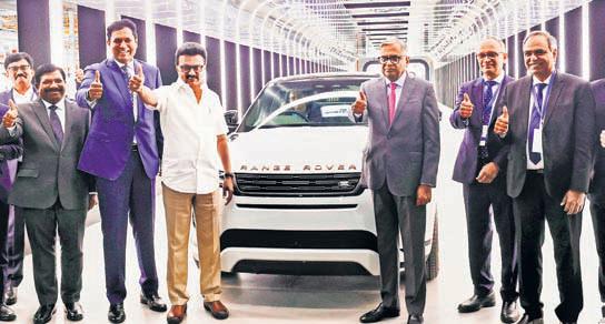 Stalin inaugurates ₹9,000-cr Tata Motors-JLR plant in Ranipet | The New ...