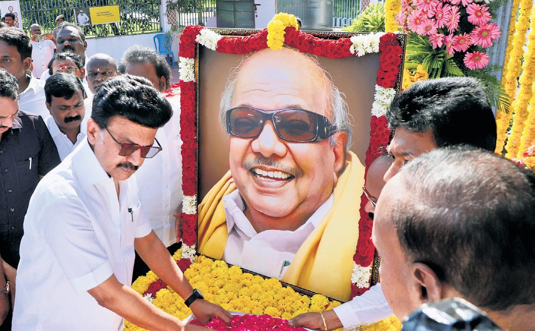 Stalin, Vijay, Rahul pay tributes to Kalaignar on birth anniversary
