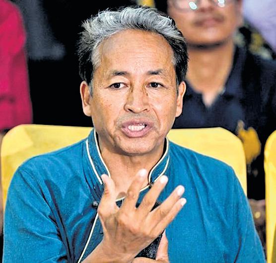 ‘His spirit undaunted’: Wife meets Wangchuk at jail, gets detention order