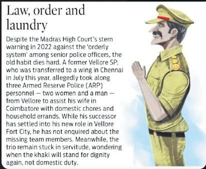 3 cops serving as orderlies in Kovai relieved 'DV Act proceedings can't be quashed under Sec 482 if civil'