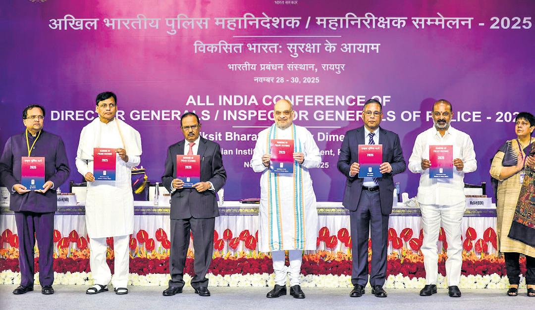 At DGP meet, Shah credits security grid for Maoist rout