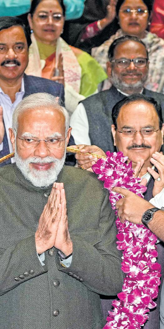 India on 'Reform Express' drive, Modi tells BJP MPs