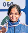 Eight-month pregnant Meghna claims medals