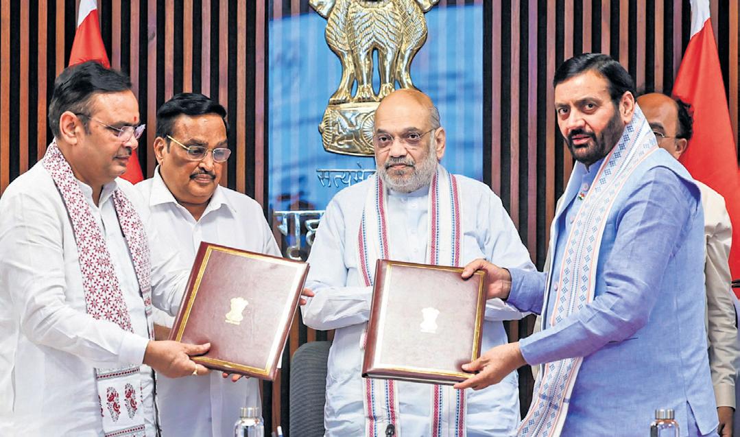 Haryana & Raj sign MoU on '94 Yamuna water agreement