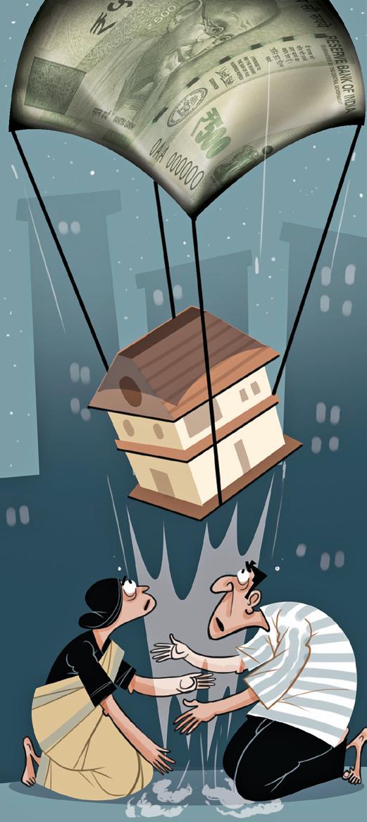 LUXURY HOMES ON TAP BUT 'HOUSING' IN CRISIS