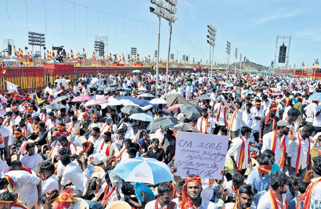 TVK forms volunteers' wing for crowd control, retired cops to train workers