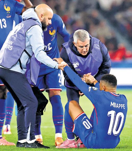 Mbappe out of WC qualifier in Iceland