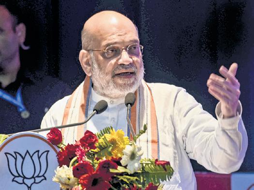 Shah meets Nitish to firm up campaign plan, flags Lalu-Rabri’s ‘jungle raj’